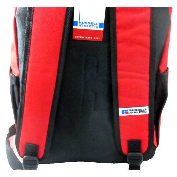 Russell Athletic Since 1902 Classic Backpack Travel Gym Bag Red Black NWT - Picture 6 of 7